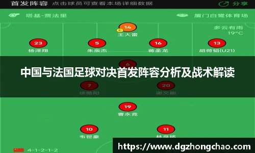 中国与法国足球对决首发阵容分析及战术解读